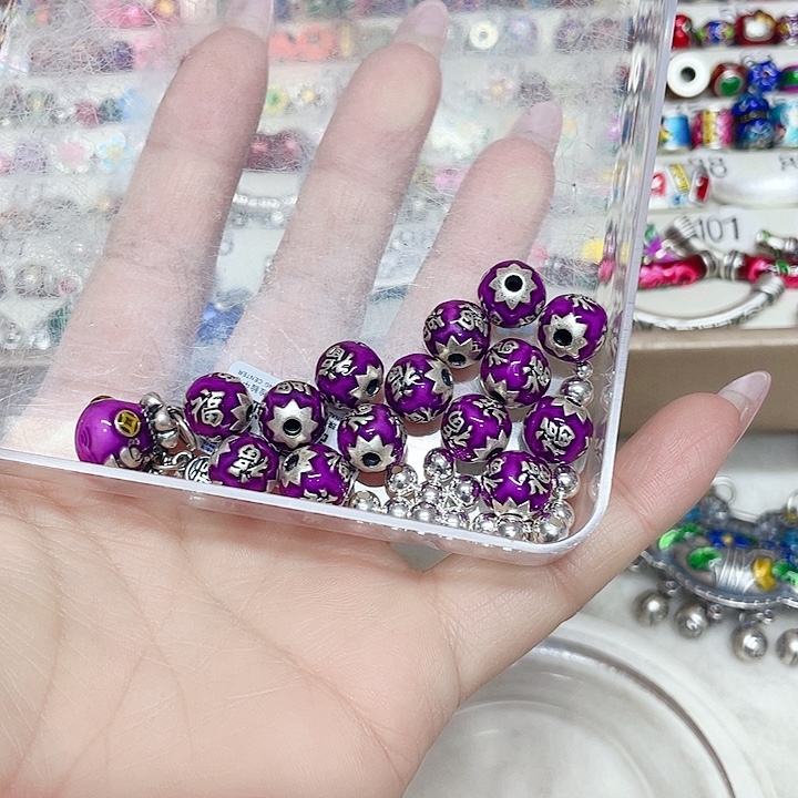 女***e足银珐琅珐琅彩足银配件