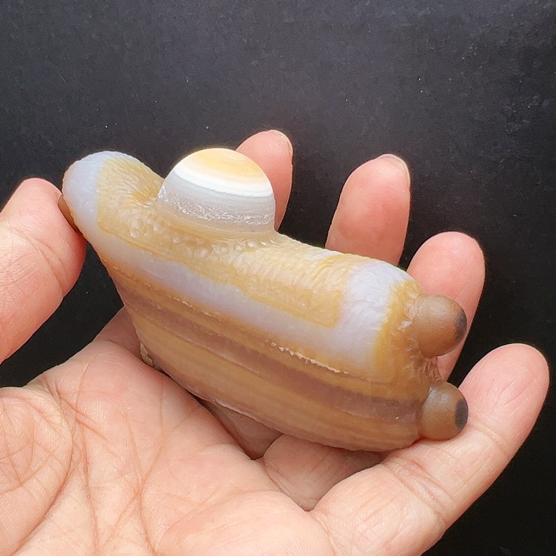 未镶嵌玛瑙/玉髓珠宝半成品