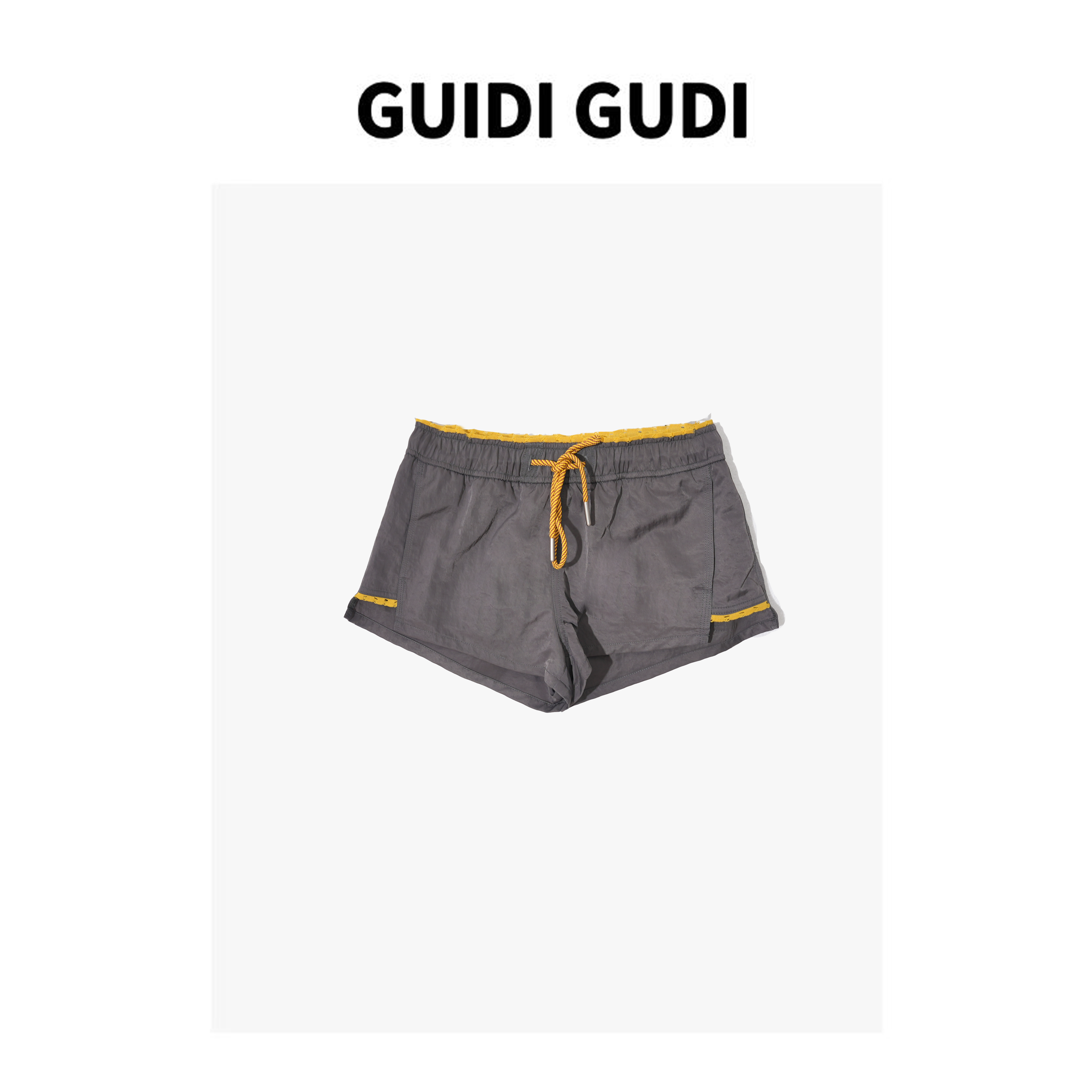 GUIDI GUDI【自我拉扯】气质休闲百搭时尚短裤 K9510254H
