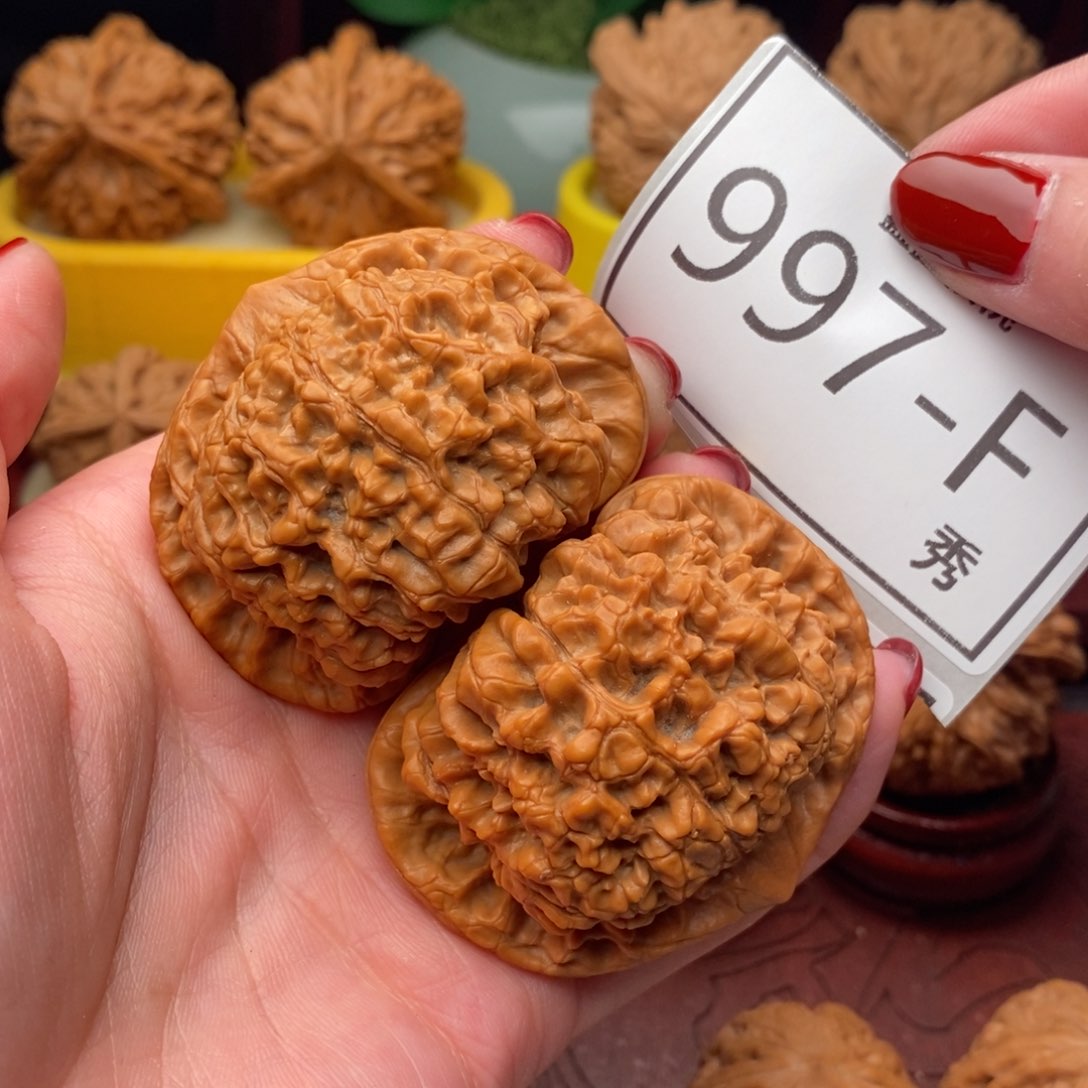 文玩核桃把件官帽52