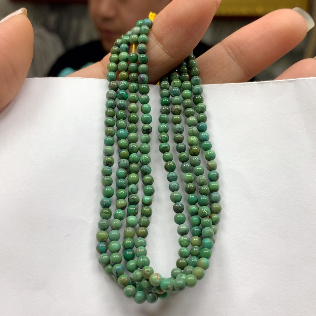 绿松石长链未镶嵌小*帆