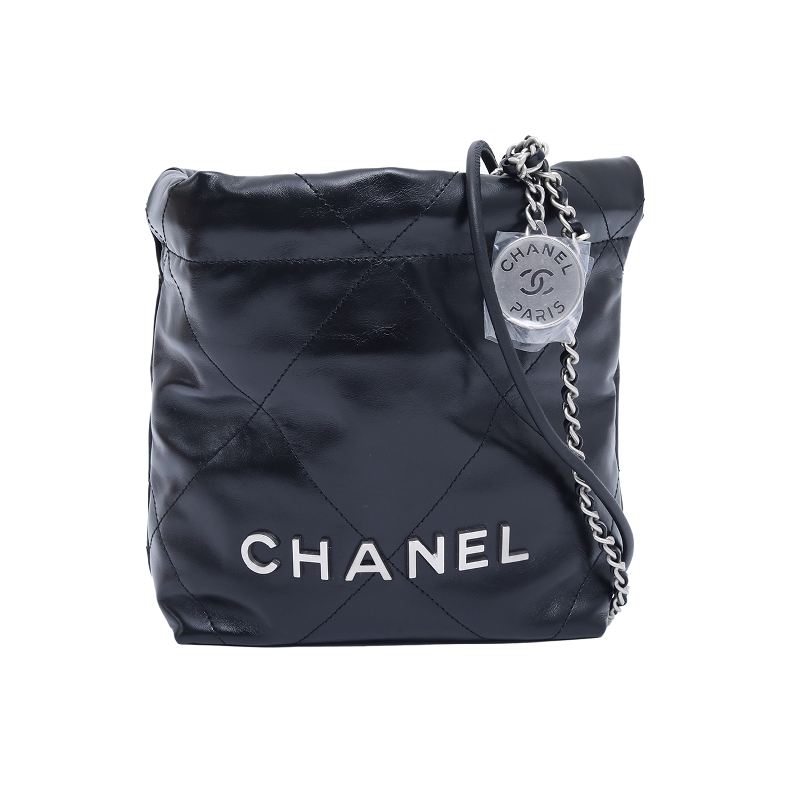 全新未使用 Chanel/香奈儿 【小花念念】22Bag 托特包 Mini 黑色