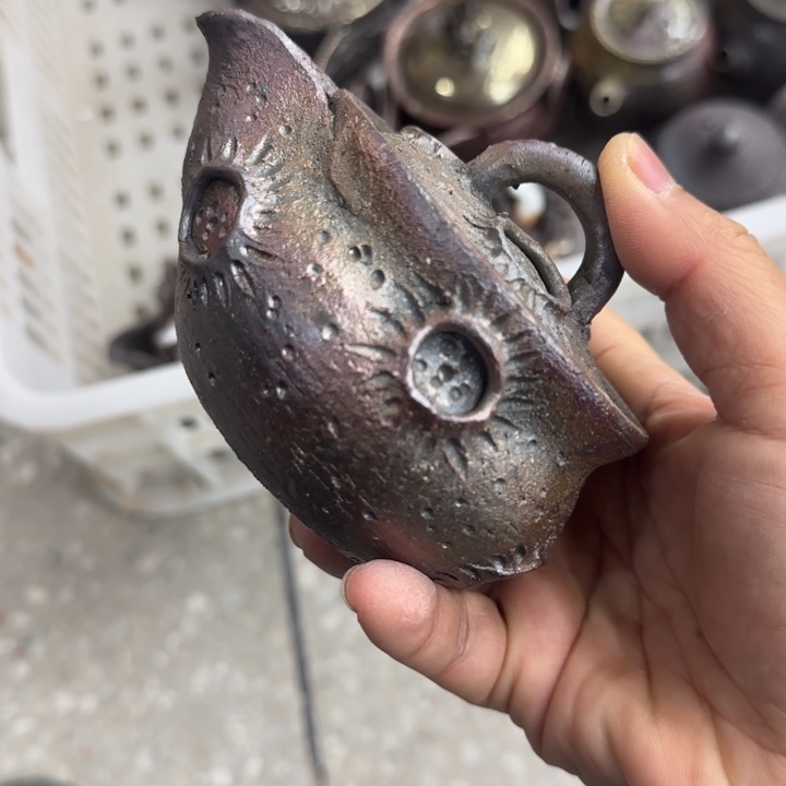 粗砂茶壶柴烧新品多多