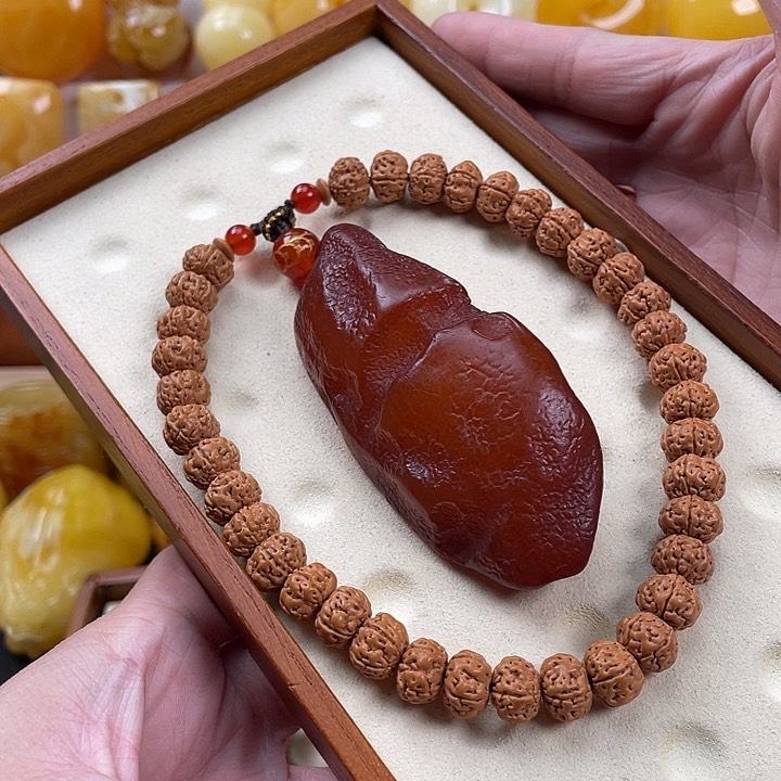 菩提把件未镶嵌35.1克