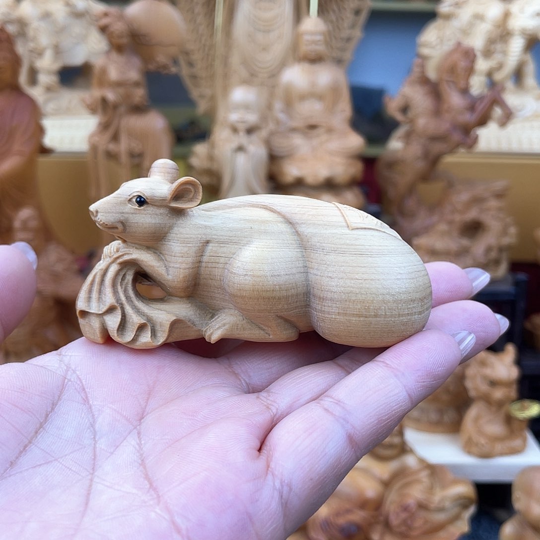 柏木太行柏木原木雕刻代代有钱