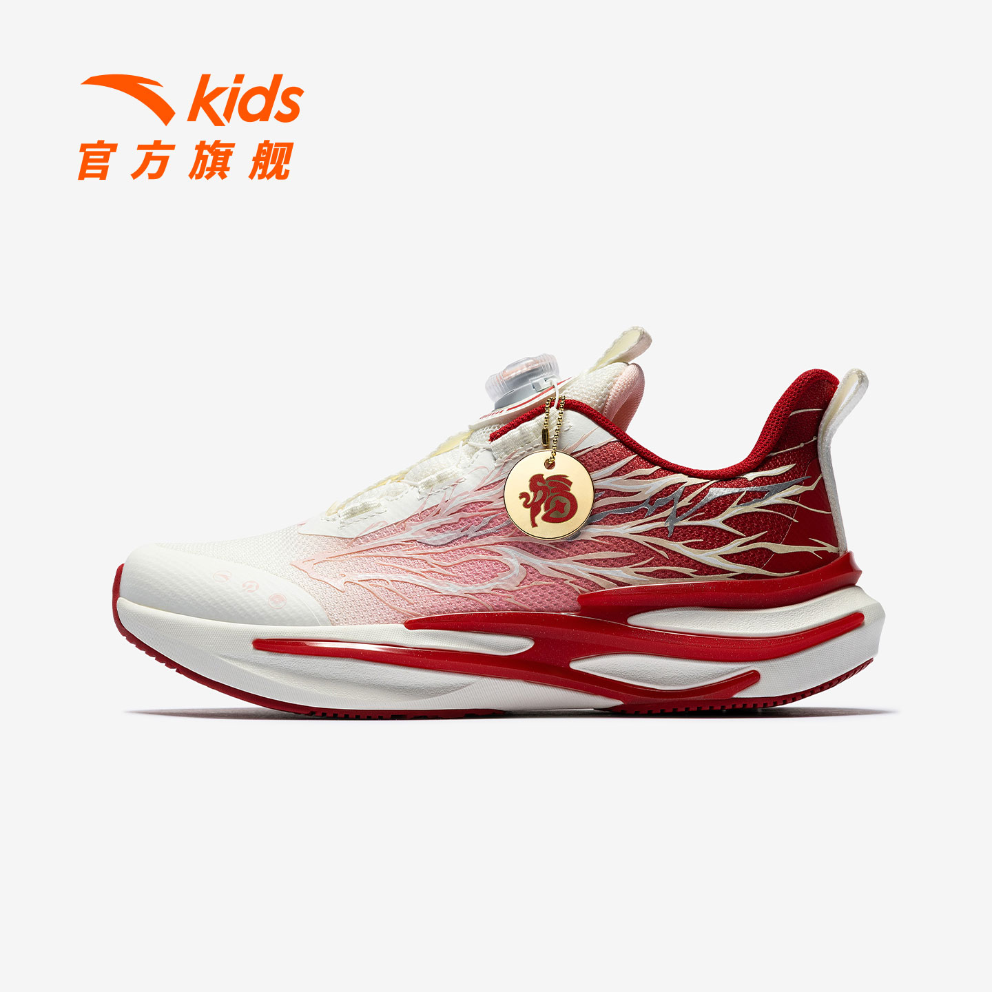 赤焰6安踏儿童女大童跑鞋2026新款防滑耐磨青少年日常跑运动鞋子