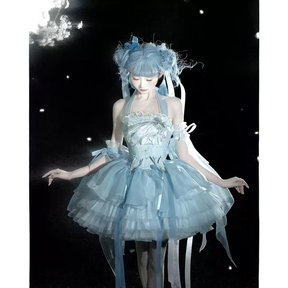 【小玉兰&小樱花】小花神系列国风Lolita连衣裙少女余丸丸芭蕾风款