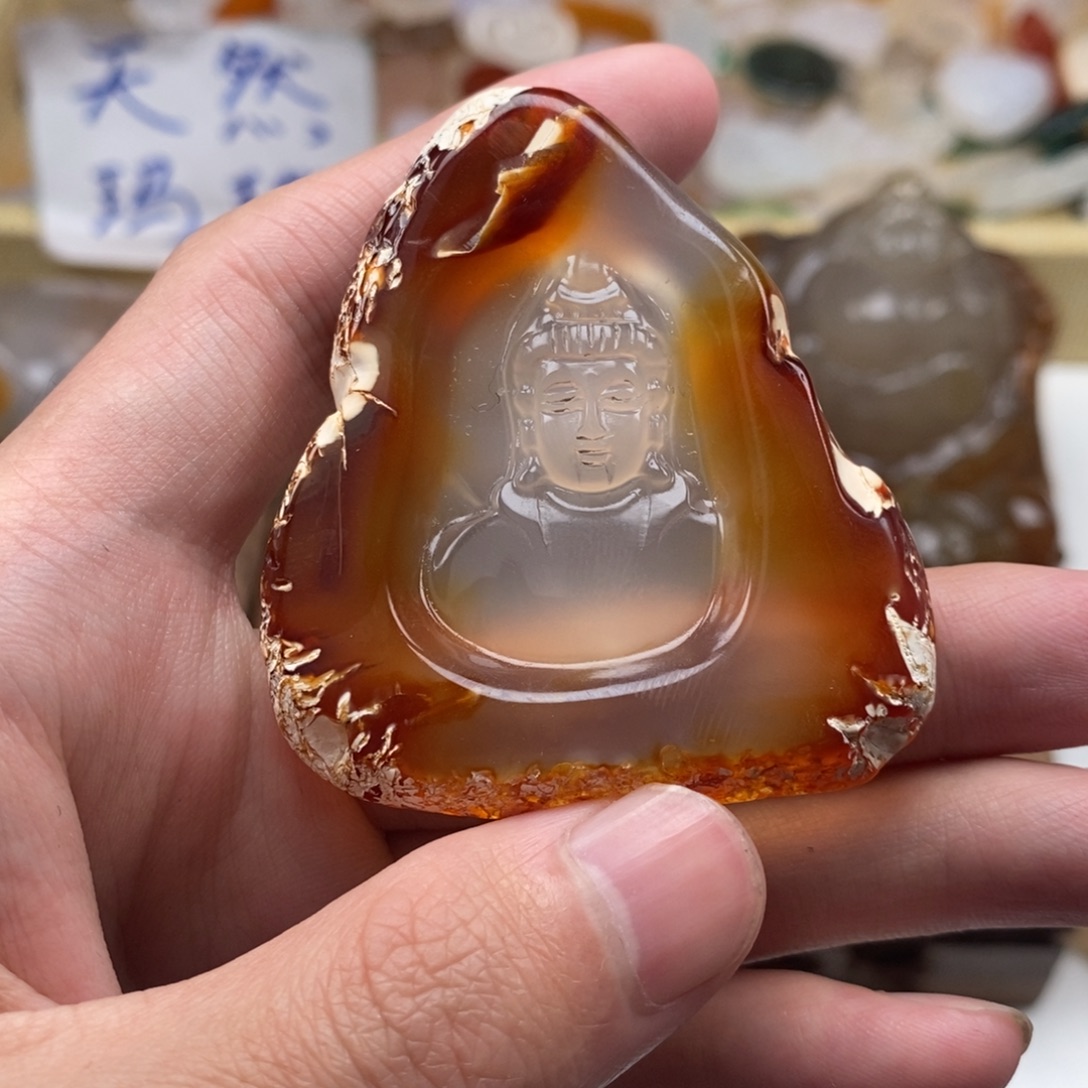 玛瑙/玉髓未镶嵌颈饰