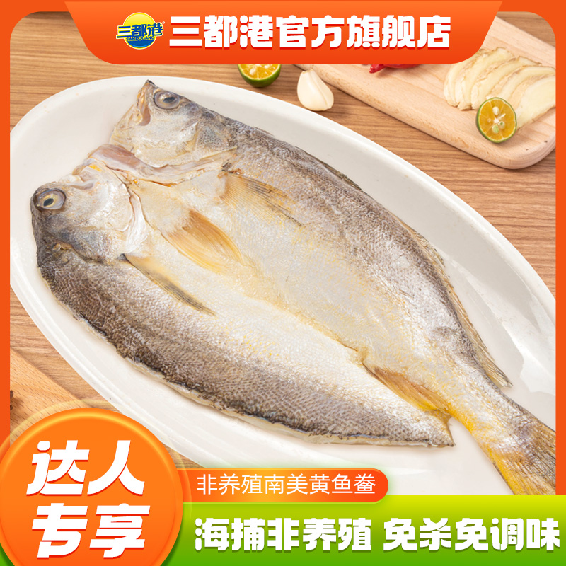 三都港深海南美黄鱼鲞 非养殖三去免调味冷冻黄鱼水产海鲜【达人】