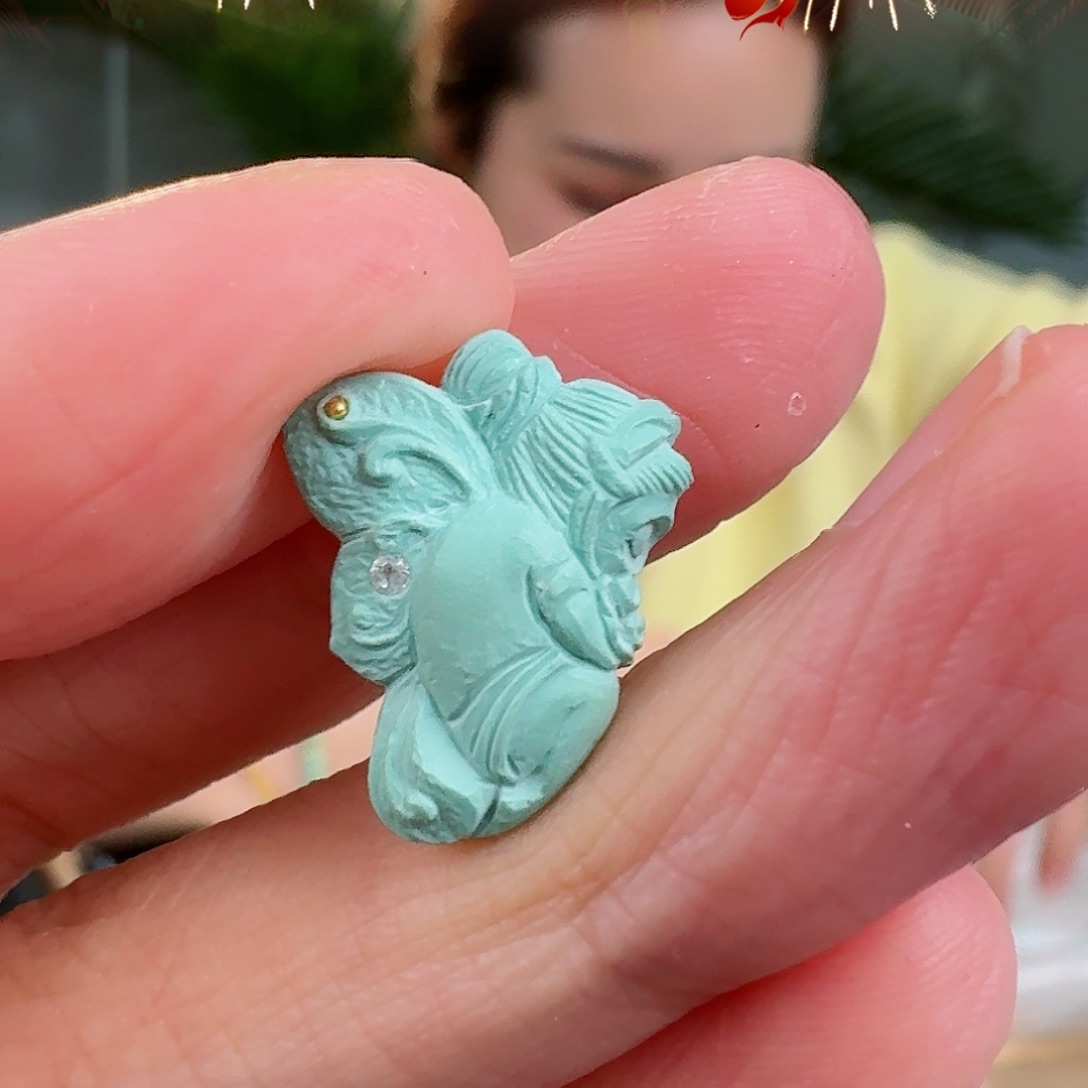 绿松石珠宝奇石未镶嵌