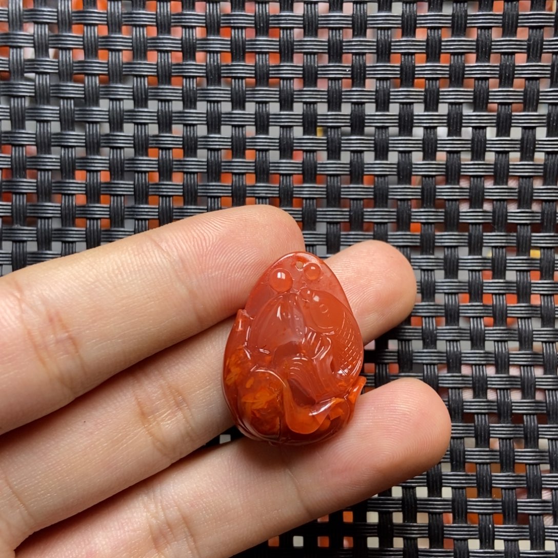 聚***量南红玛瑙未镶嵌吊坠(不含链)