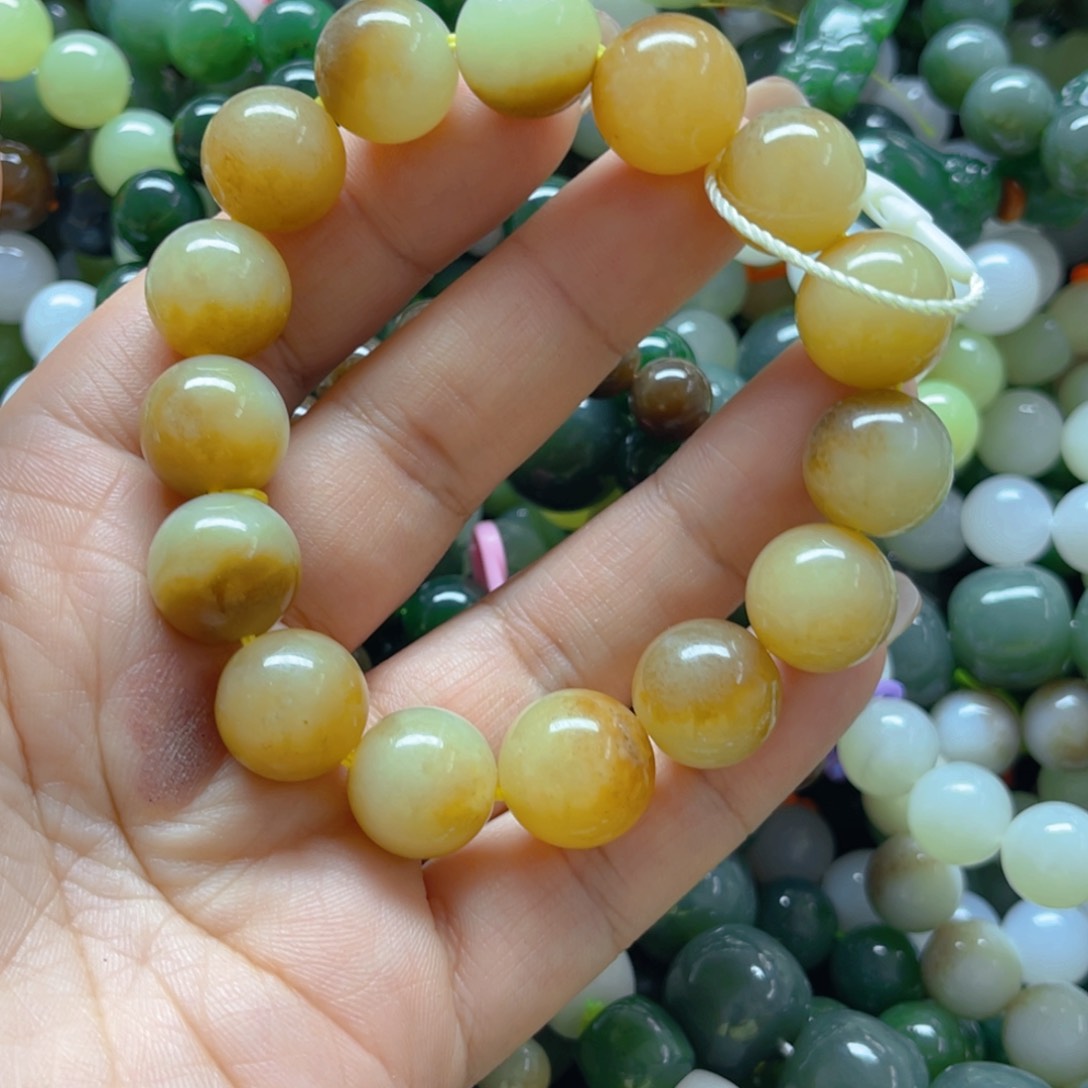 和田玉手链未镶嵌