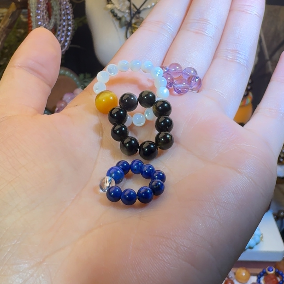 水晶手链未镶嵌跑环