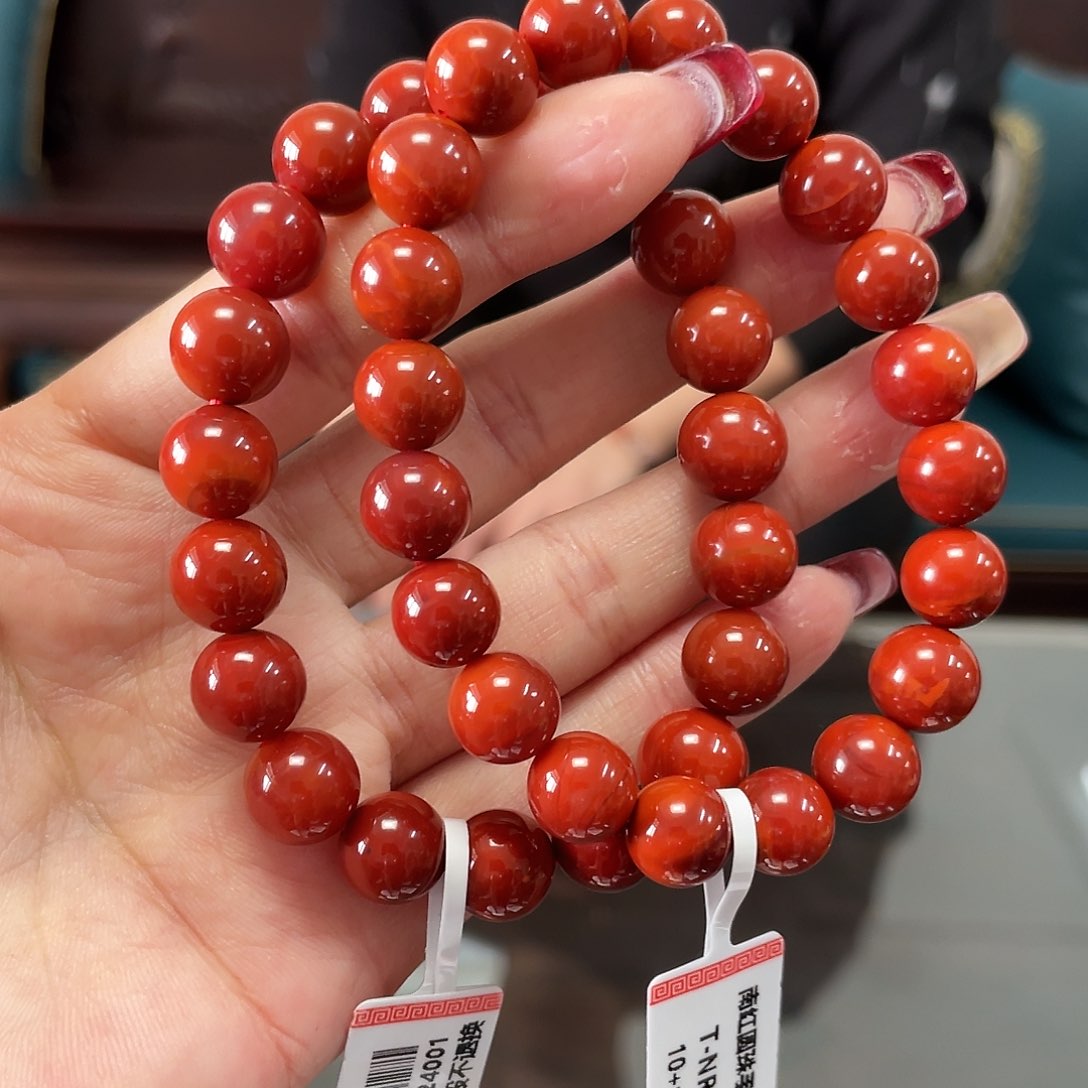 南红玛瑙手链未镶嵌南红