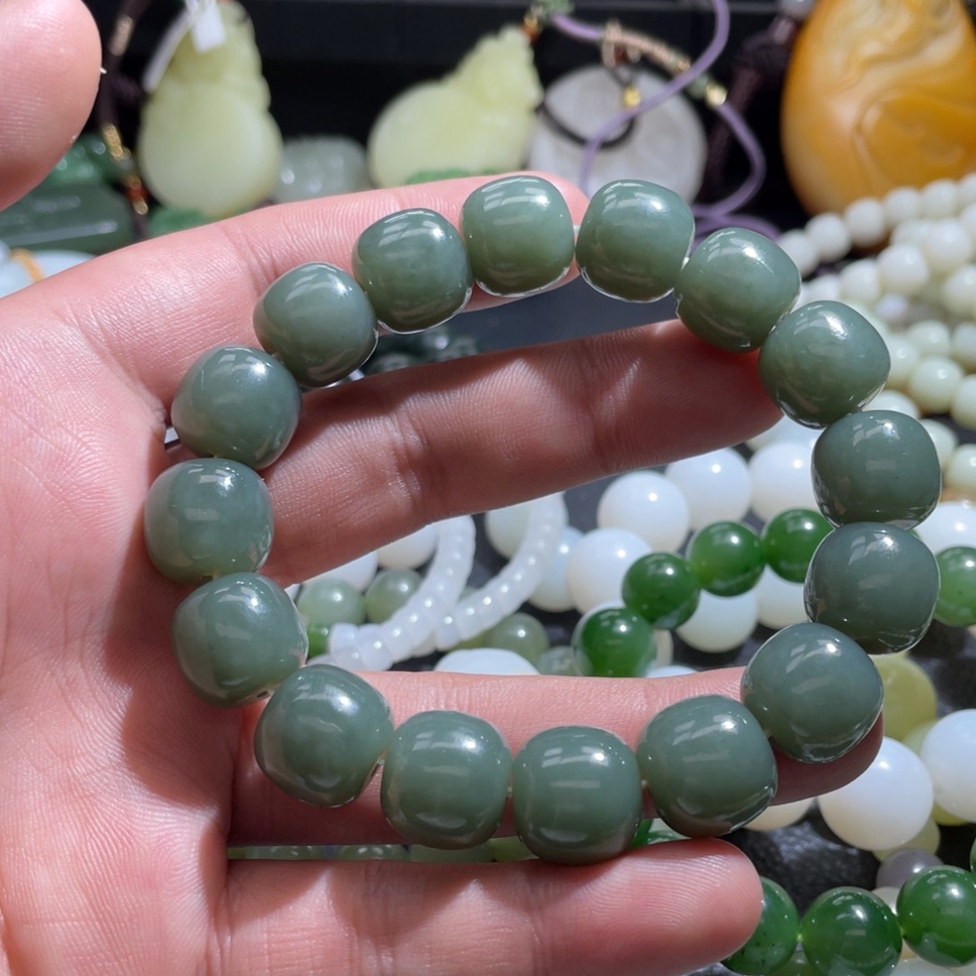 和田玉手链未镶嵌