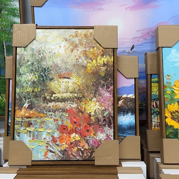 油画3040油画作品入选全国美展并获