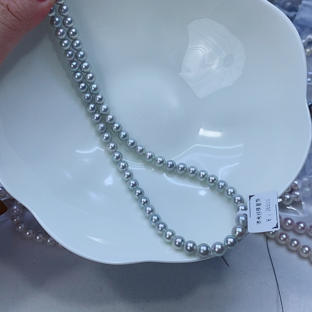 海水珍珠颈饰银S925镶嵌