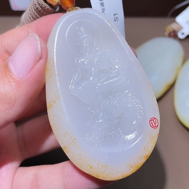 和田玉颈饰未镶嵌Y