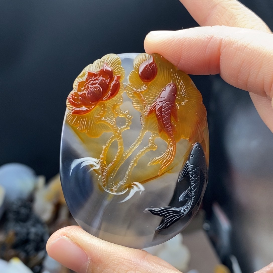 未镶嵌吊坠(不含链)玛瑙/玉髓