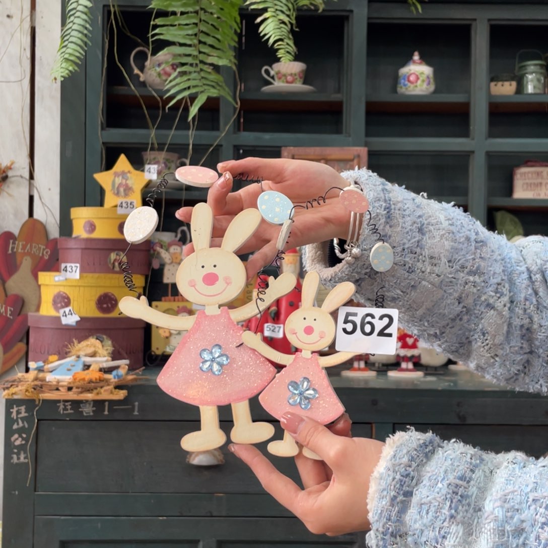 木质圣诞月福老货玩具中古风默认微损