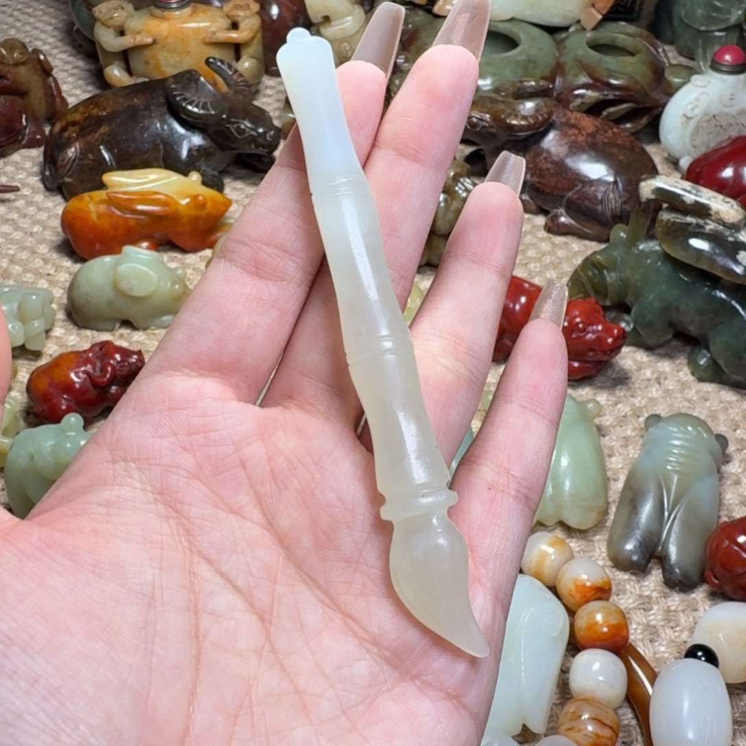 白玉菩提吊坠挂件