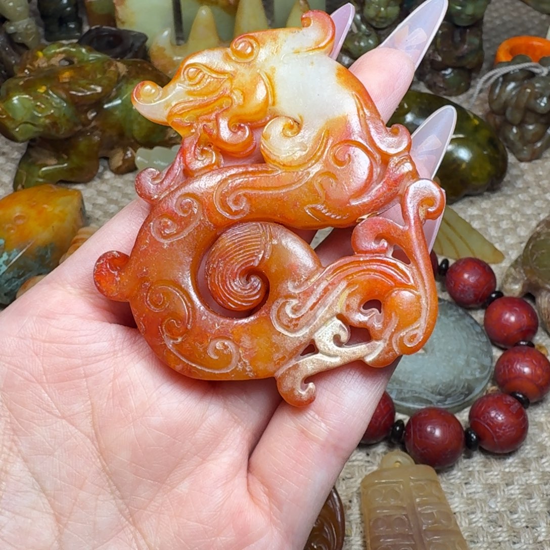 白玉菩提吊坠挂件