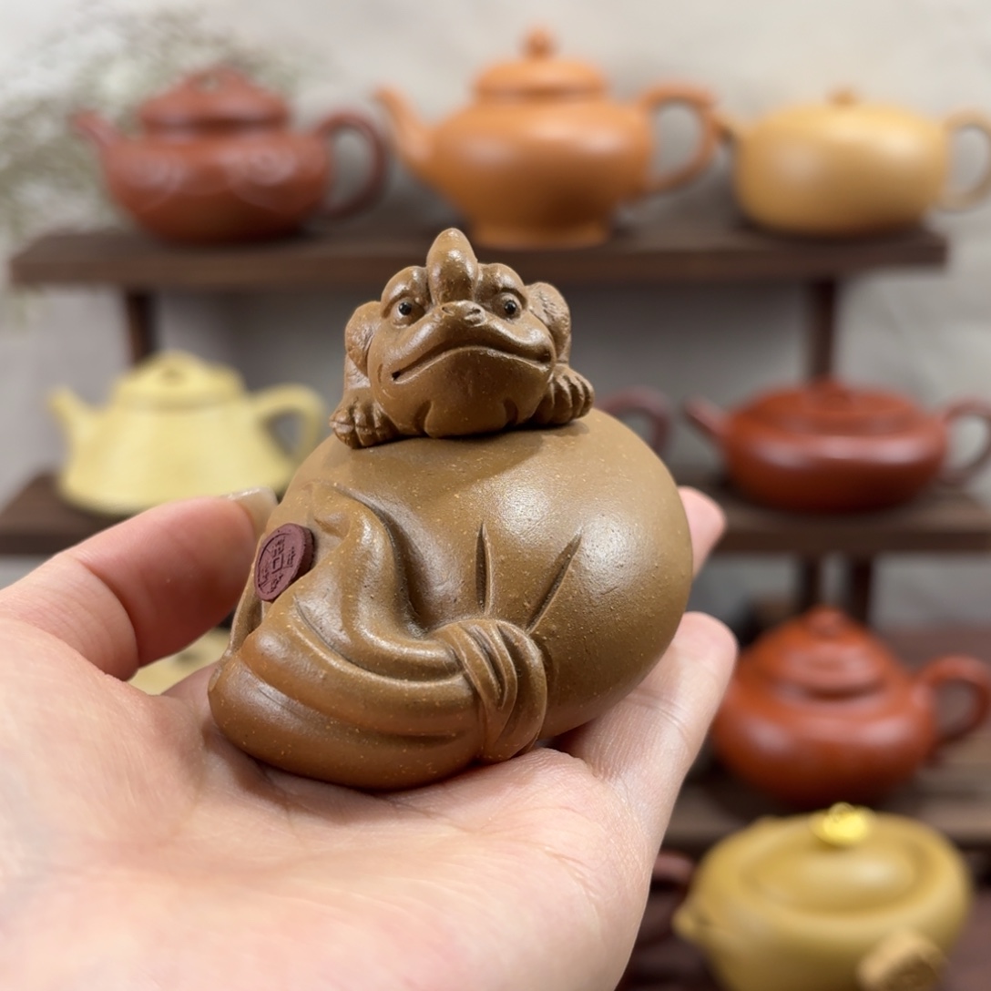 茶壶紫砂宜兴紫砂茶宠瑕疵