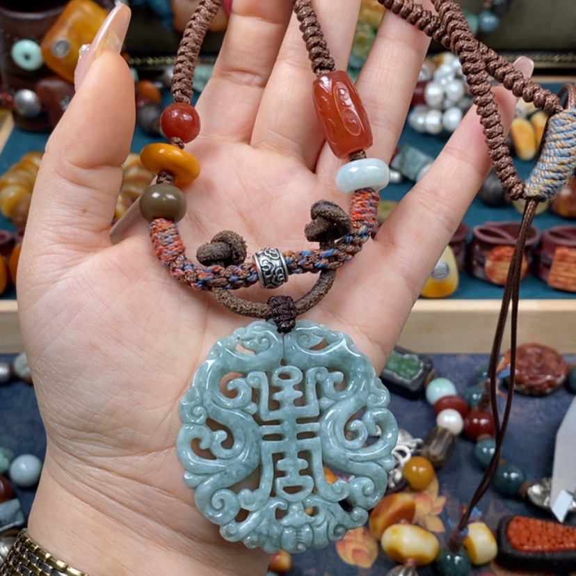 【闪购商品】翡翠颈饰未镶嵌项链