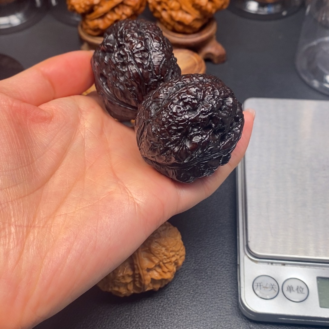 A***骐文玩核桃吊坠聚宝金蟾