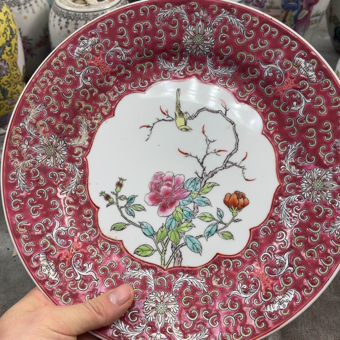 花鸟开窗赏盘全品