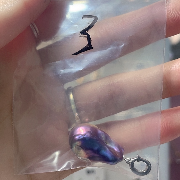 淡水珍珠颈饰银S925镶嵌