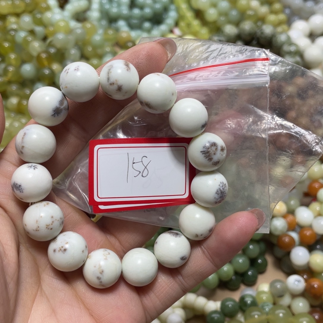 蛇纹石玉未镶嵌手串