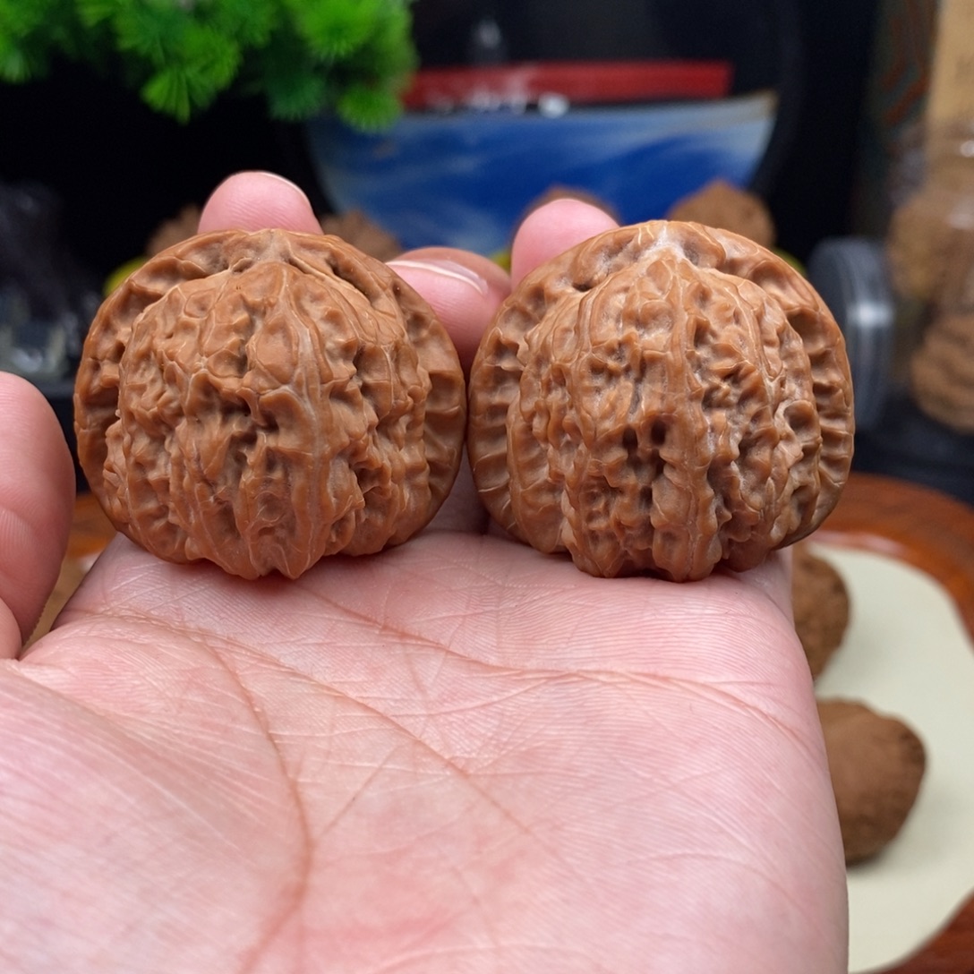 把件文玩核桃白狮子42