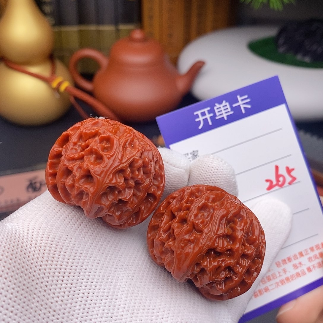 把件文玩核桃39苹果园265