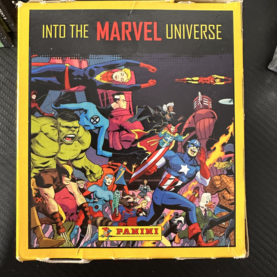 2025panini 漫威 进入漫威宇宙 贴纸 