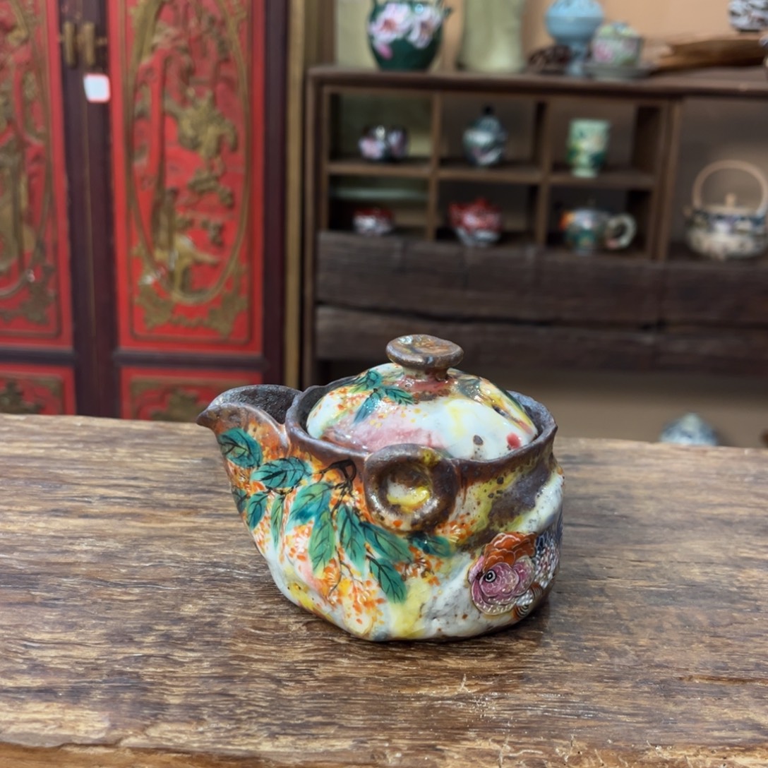 柴烧手工手绘陶瓷