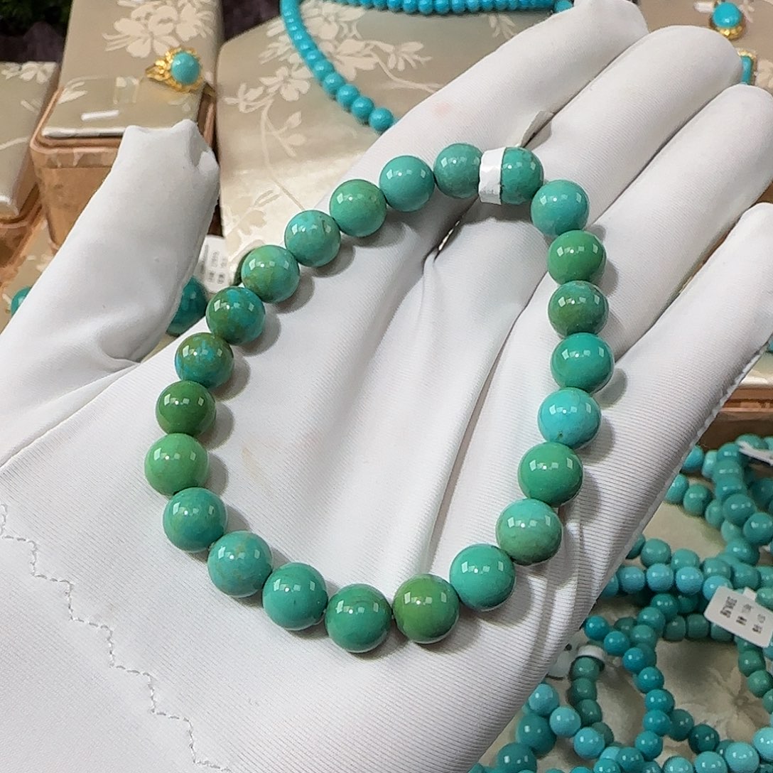 绿松石未镶嵌手串8mm+