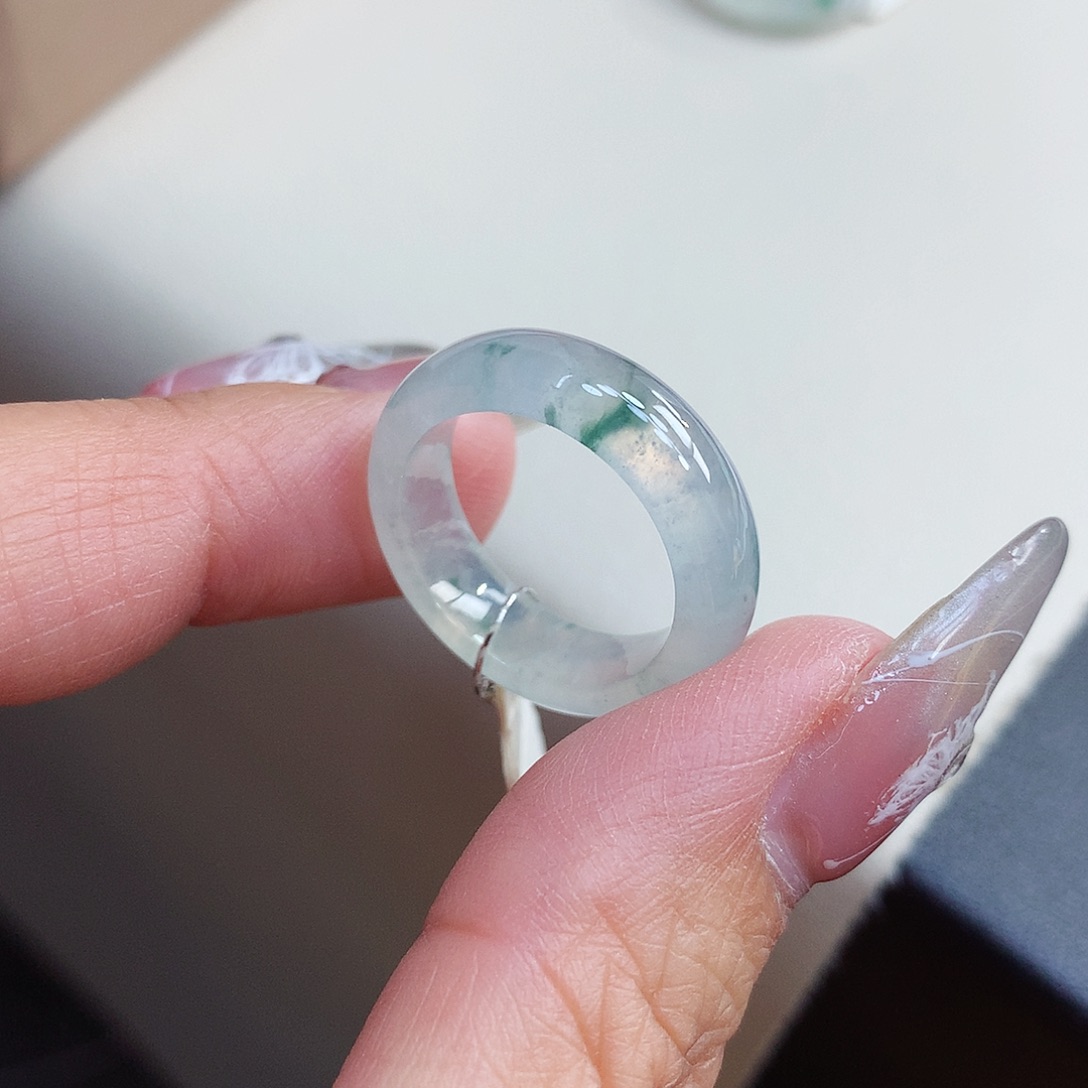 翡翠戒指未镶嵌15号