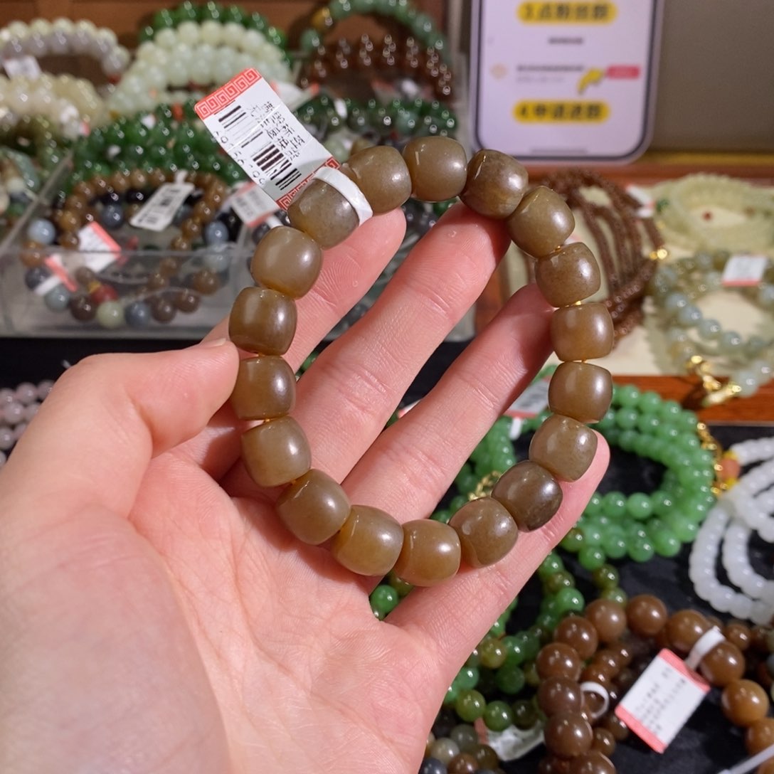 和田玉手链未镶嵌