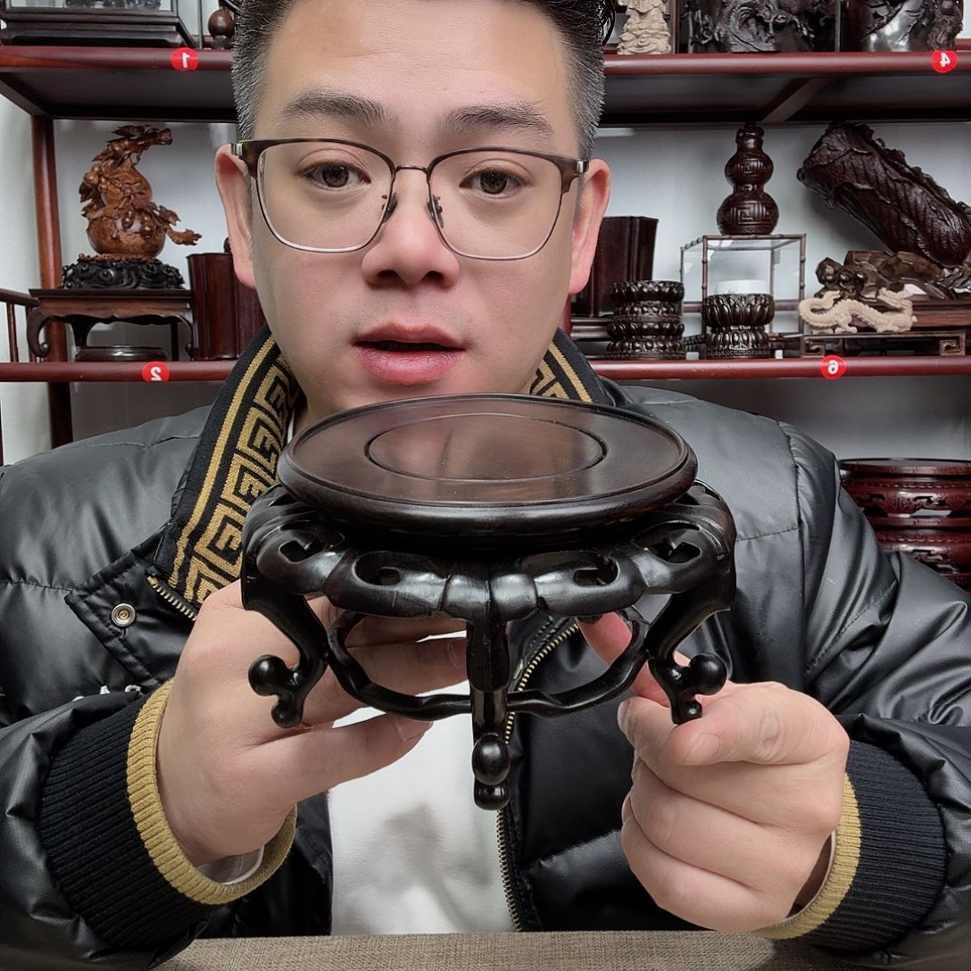 紫光檀工艺品底座