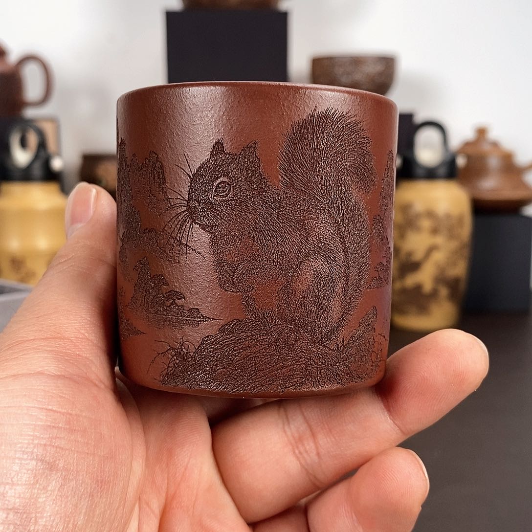 紫砂茶杯宜兴紫砂艺术