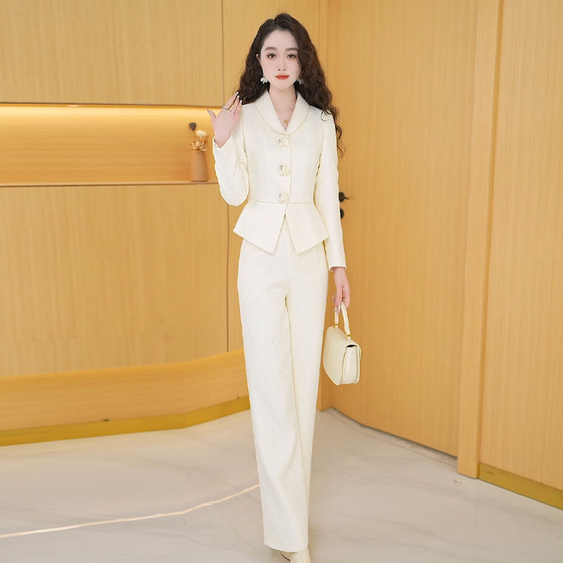 【两件套】春季时尚宽松洋气休闲收腰显瘦气质减龄修身女装套裤女