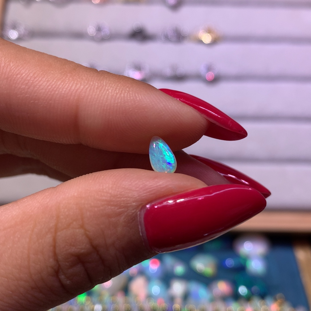 L***c欧泊银S925镶嵌澳洲 裸石定制