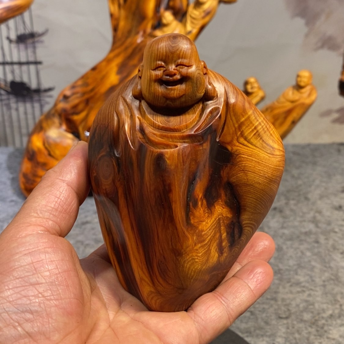 【闪购商品】柏木（崖柏）根雕木雕工艺品摆件家居厂家直销手把件