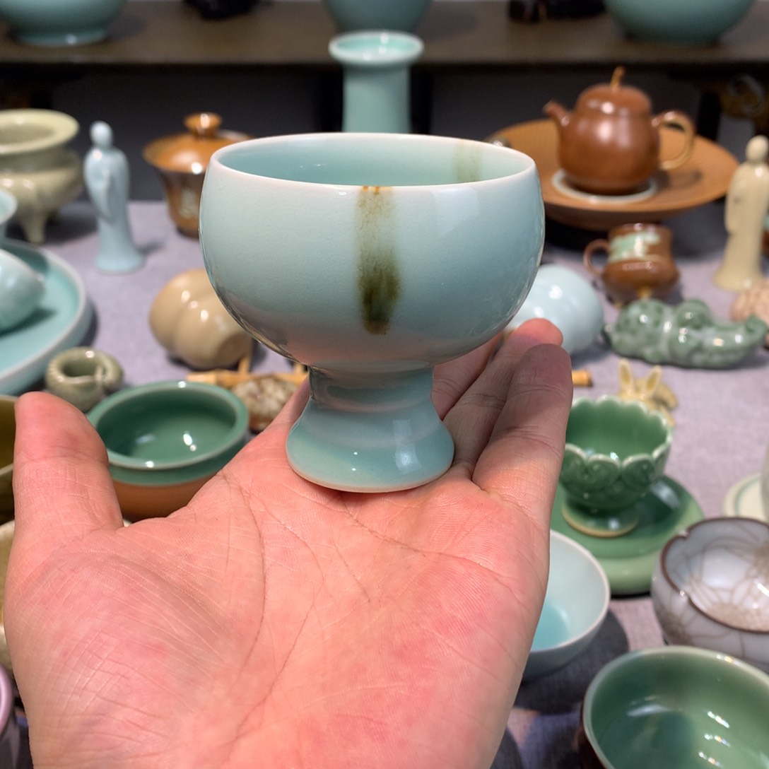龙泉青瓷手工粉青