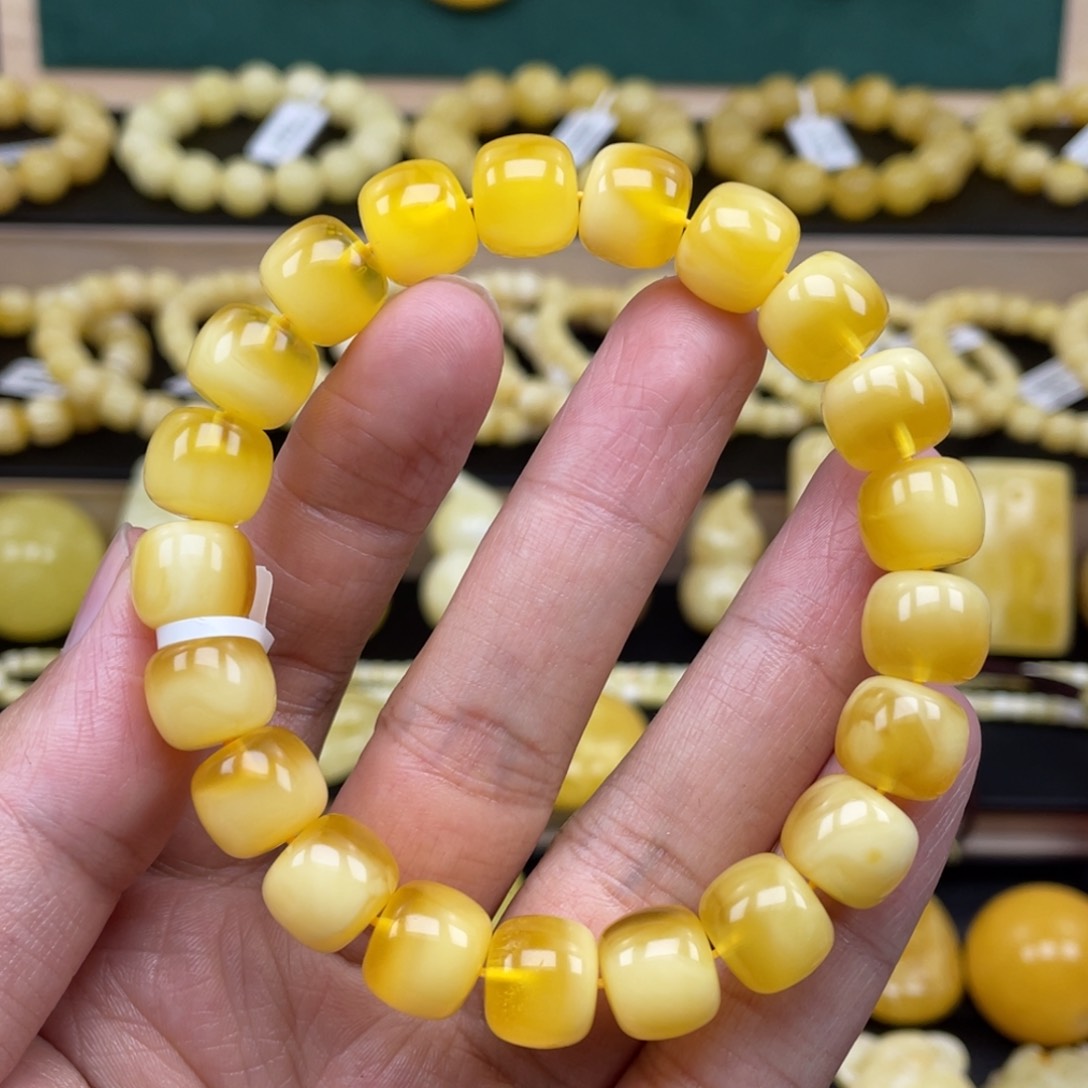 琥珀裸石未镶嵌琥珀蜜蜡