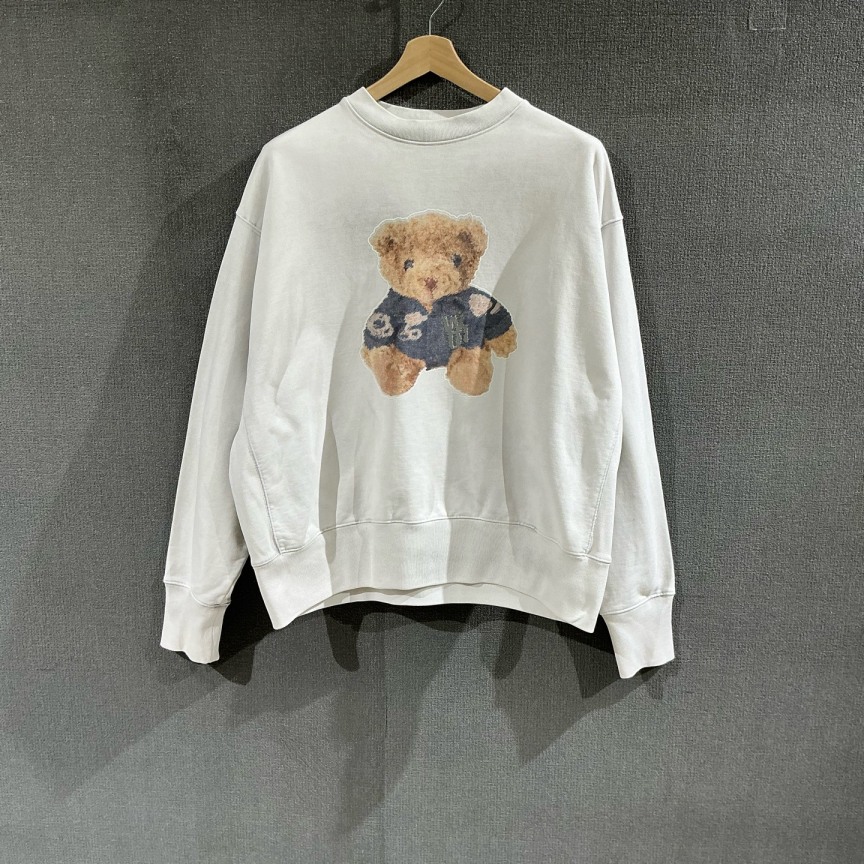 99新 WE11 DONE （pm）小熊印花卫衣 s码/7895
