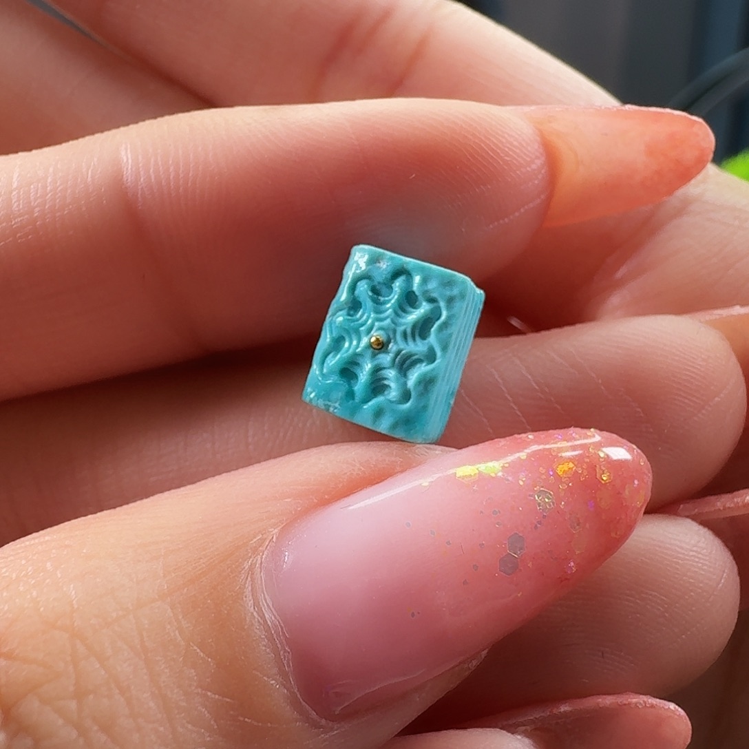 绿松石未镶嵌吊坠(不含链)魔法书