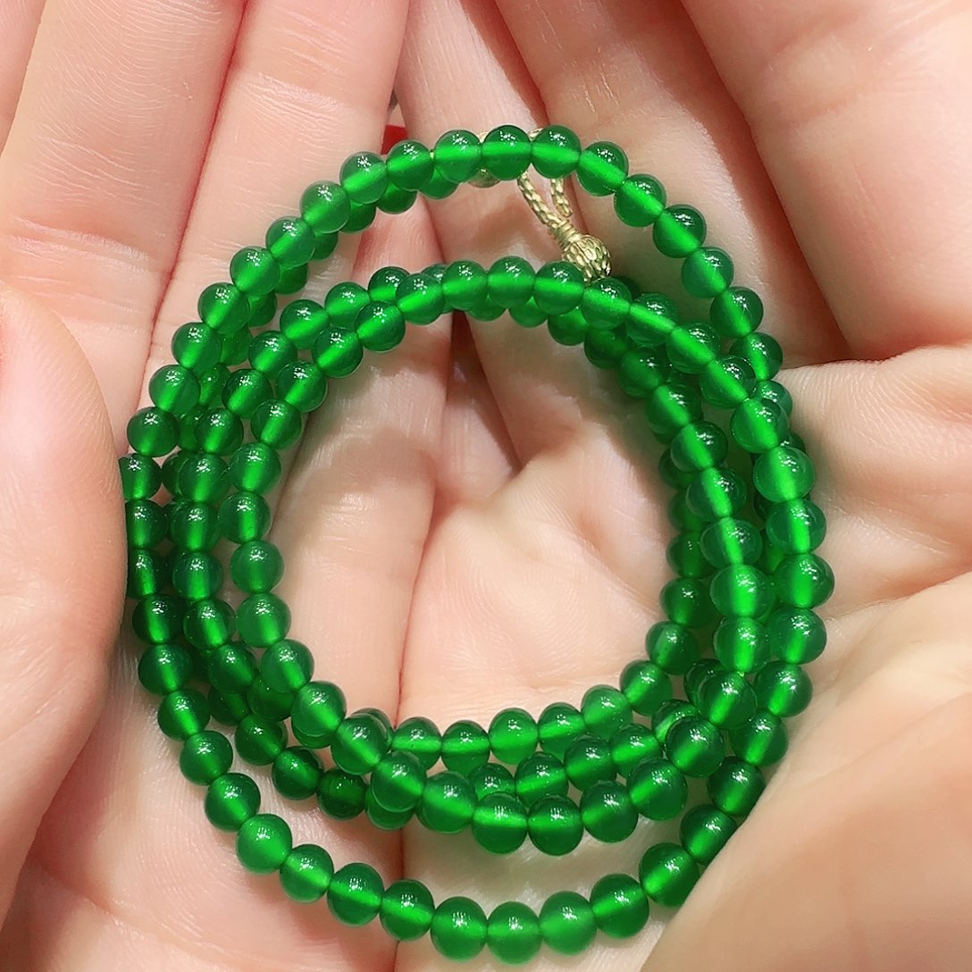 玛瑙/玉髓未镶嵌珠链