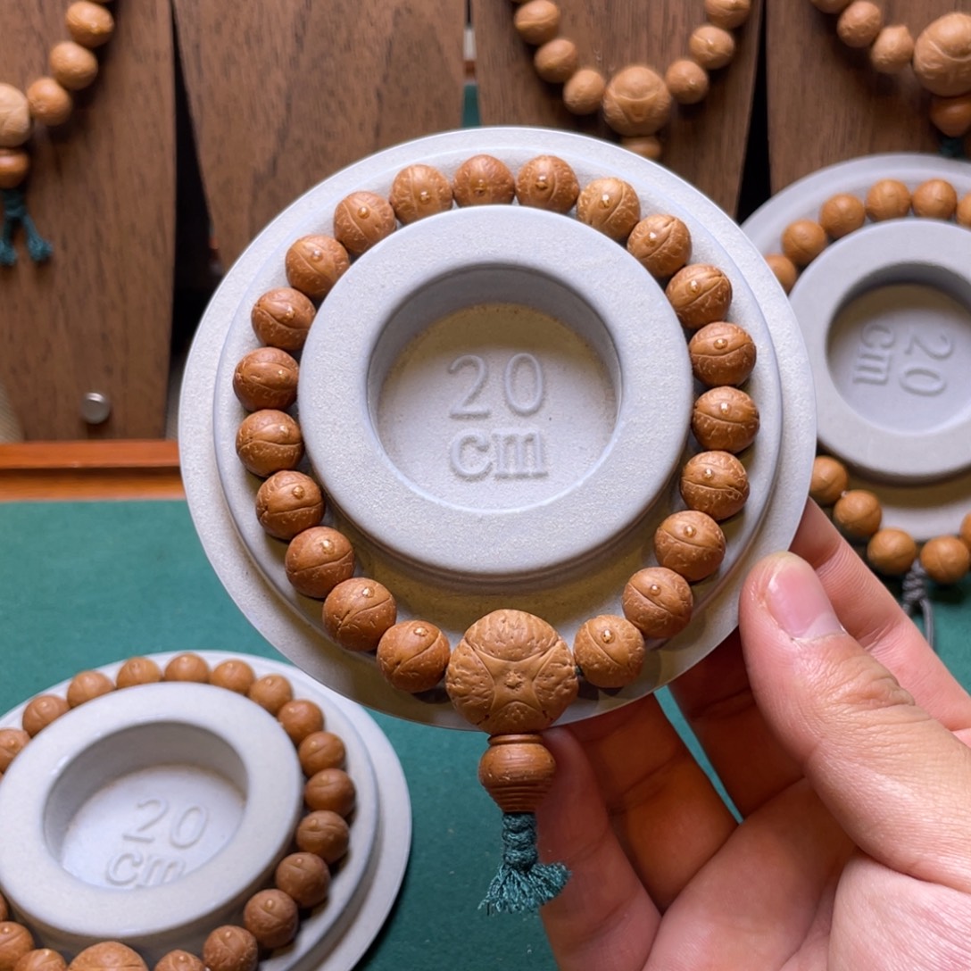 目***测凤眼菩提手串11.1mm到11.3mm精挑厚皮